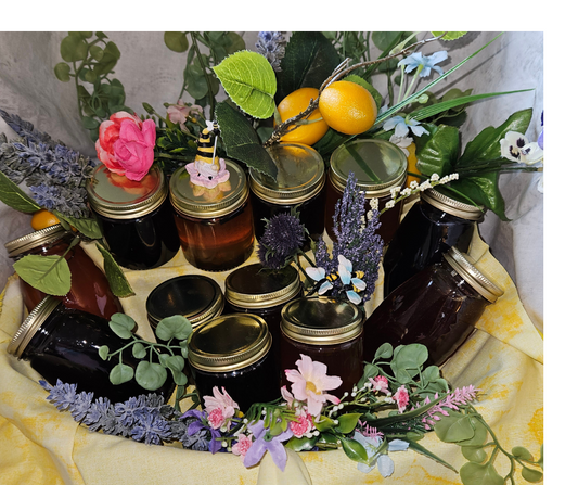 8 oz jar of any infused honey